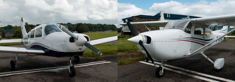 Alouette Cessna 172 and Piper PA28