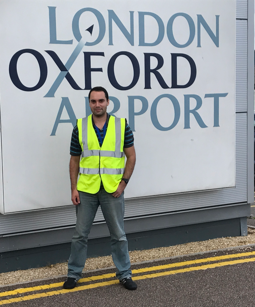 Oxford Airport Sign