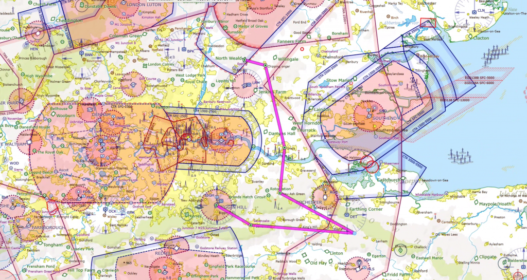 Biggin Hill to North Weald