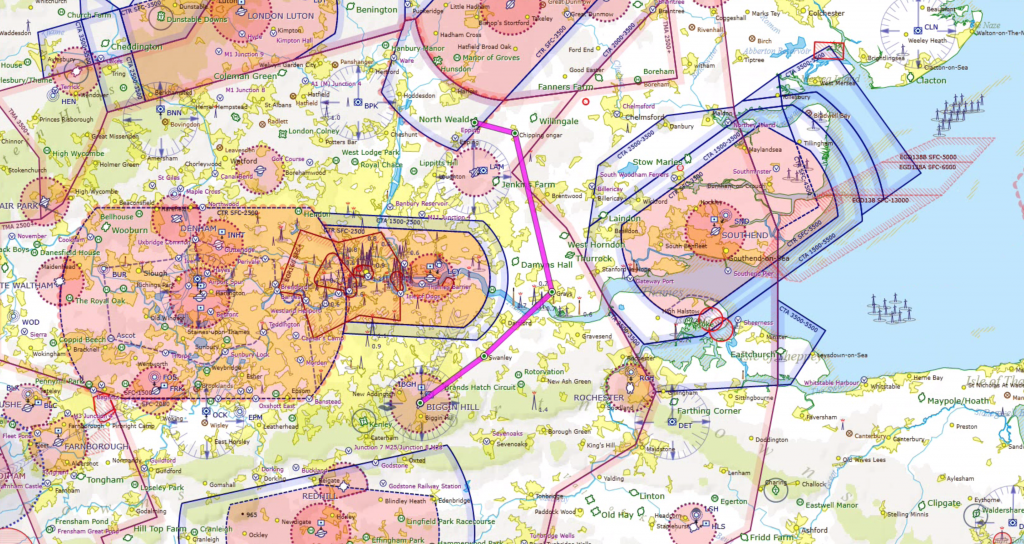 North Weald to Biggin Hill