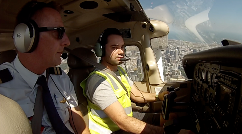 Flying in Melbourne, Australia