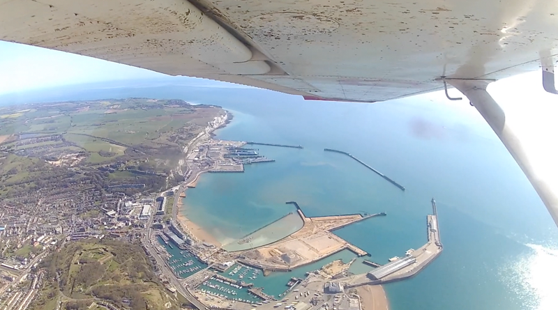 Port of Dover from the sky