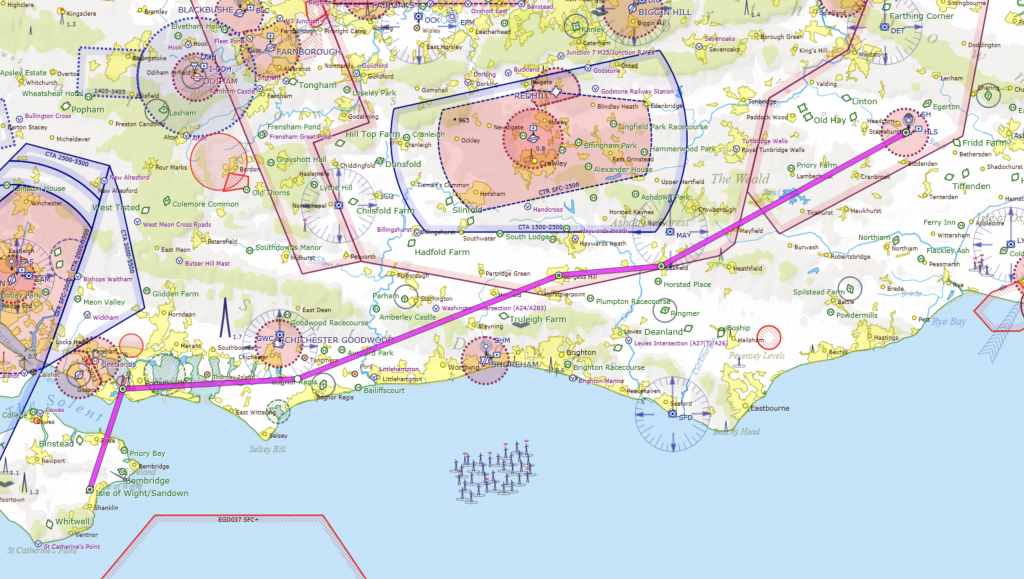 Sandown to Headcorn