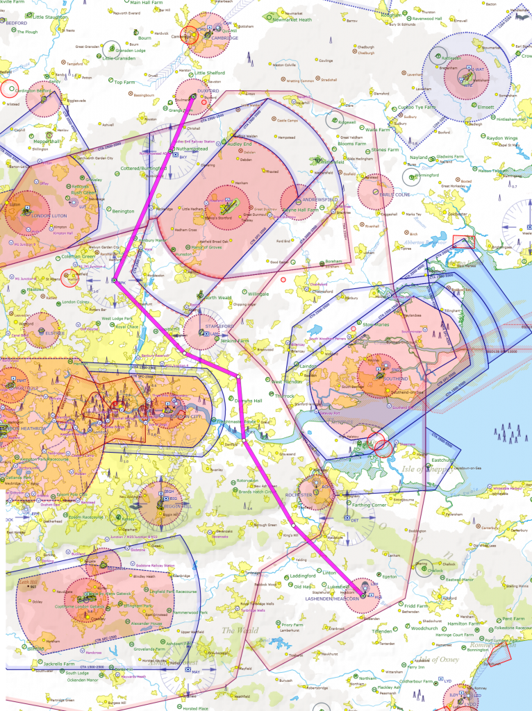 Duxford to Headcorn Full Route