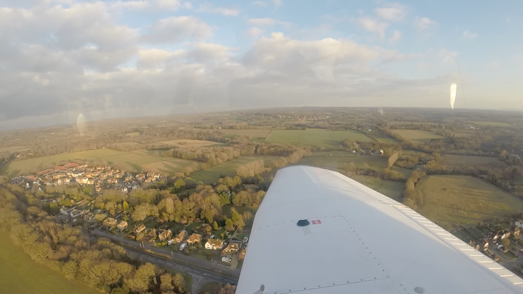 House fly over