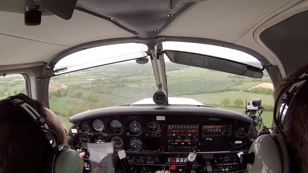 Final approach at Headcorn