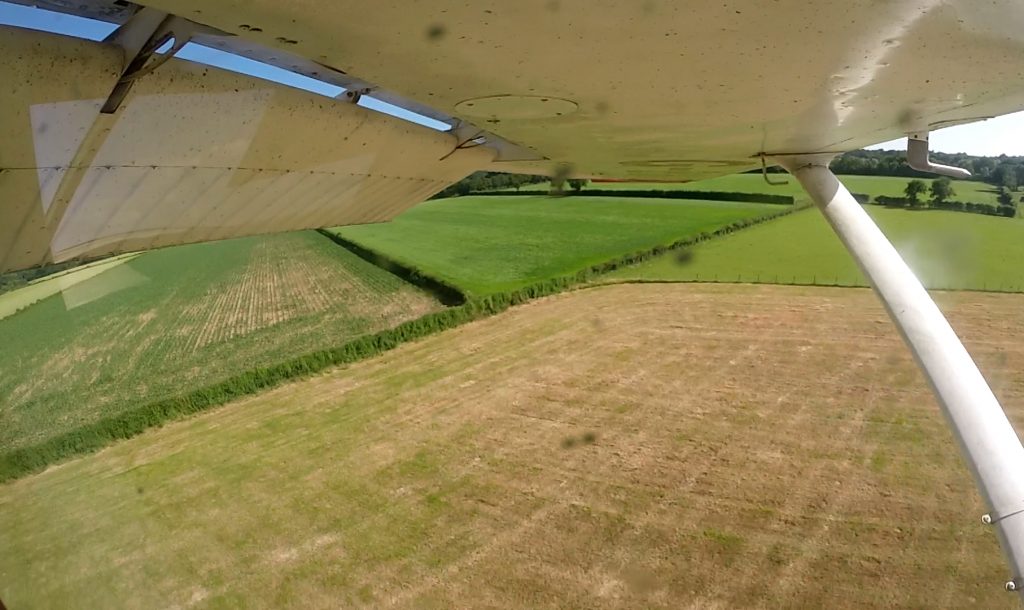 Final-runway-28-at-Headcorn-out-of-window