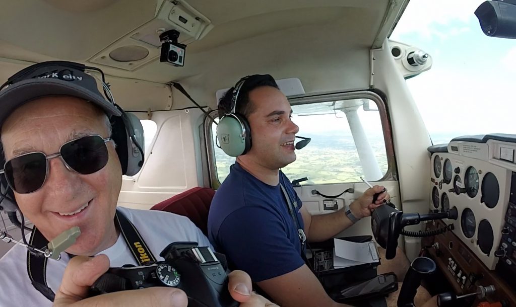 Cockpit with my father in law