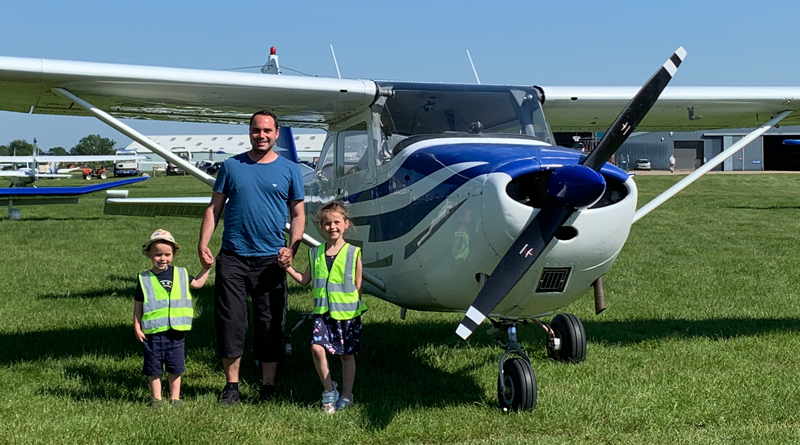Flying with my kids
