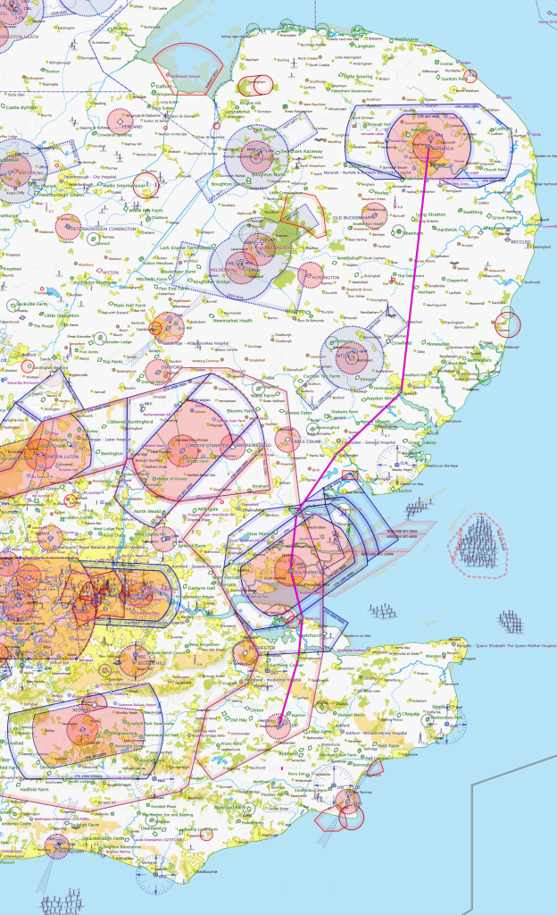 Route to Norwich